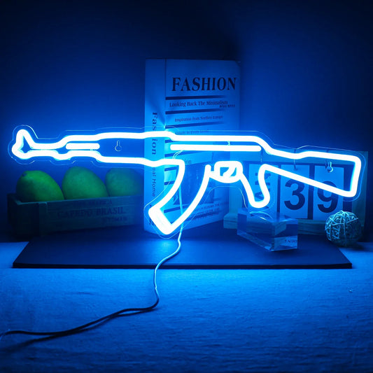 Dimmable LED Neon Letter Sign – USB Wall Décor.