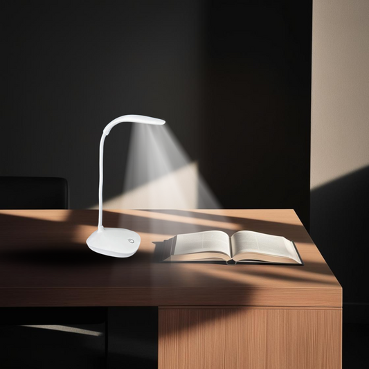 USB LED Desk Lamp – Portable, Dimmable, Eye-Friendly Light.